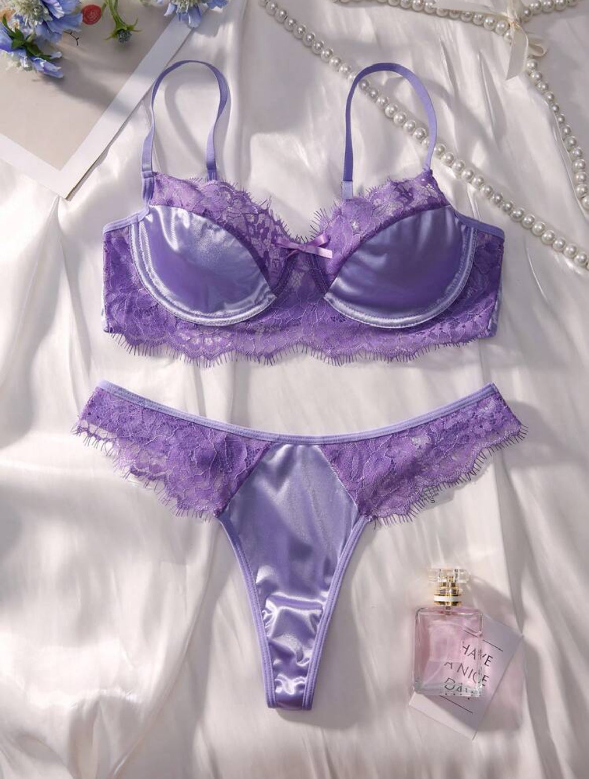 SET VARILLA SATINADO