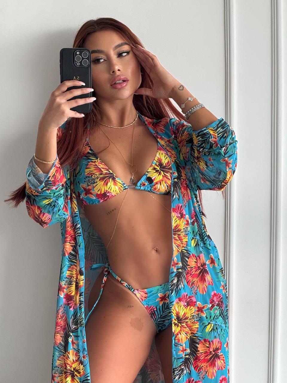 VESTIDO DE BAÑO TROPICAL