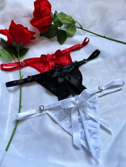 3 PANTY HILO ENCAJE