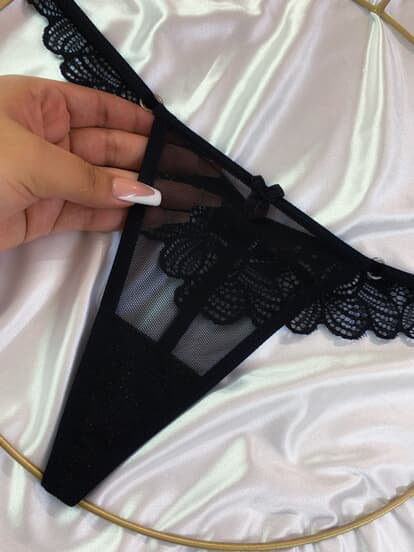 PANTY ENCAJE X3