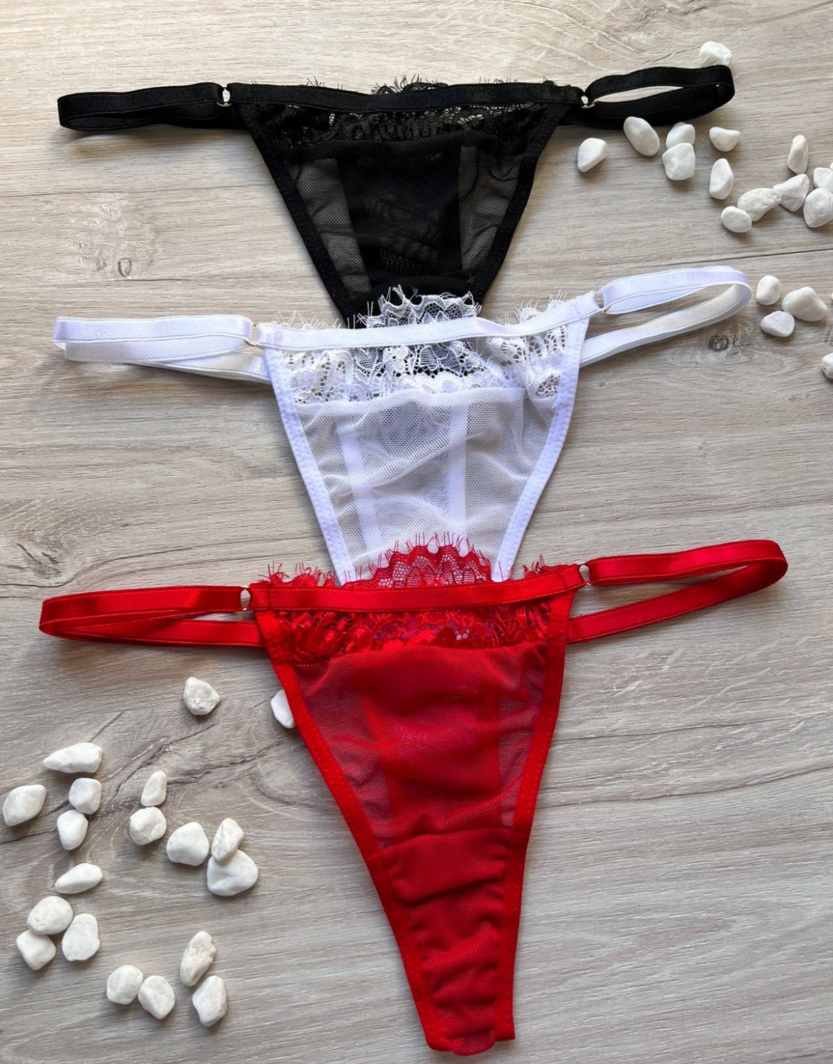PANTY ENCAJE X3