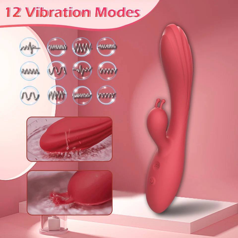 VIBRADOR SAGAN DOBLE ESTIMULACION.