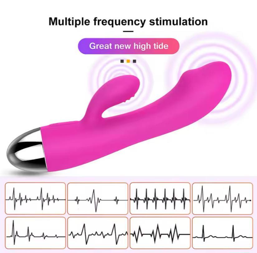 VIBRADOR MINI CONEJO DOBLE ESTIMULACIÓN