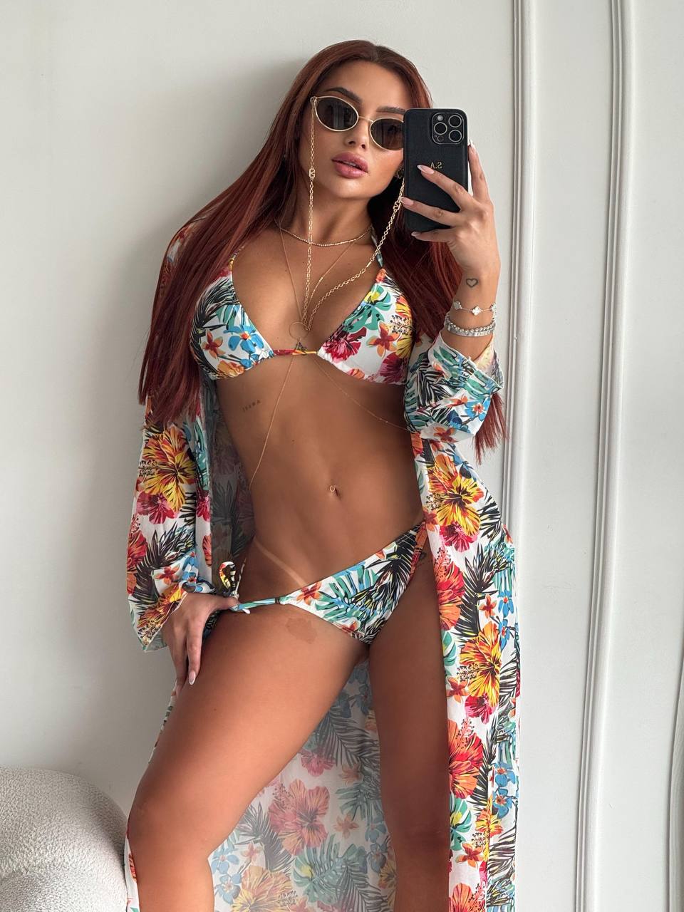VESTIDO DE BAÑO TROPICAL